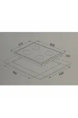 ALVEUS ALV GLS 640 (WHITE) BEYAZ OCAK