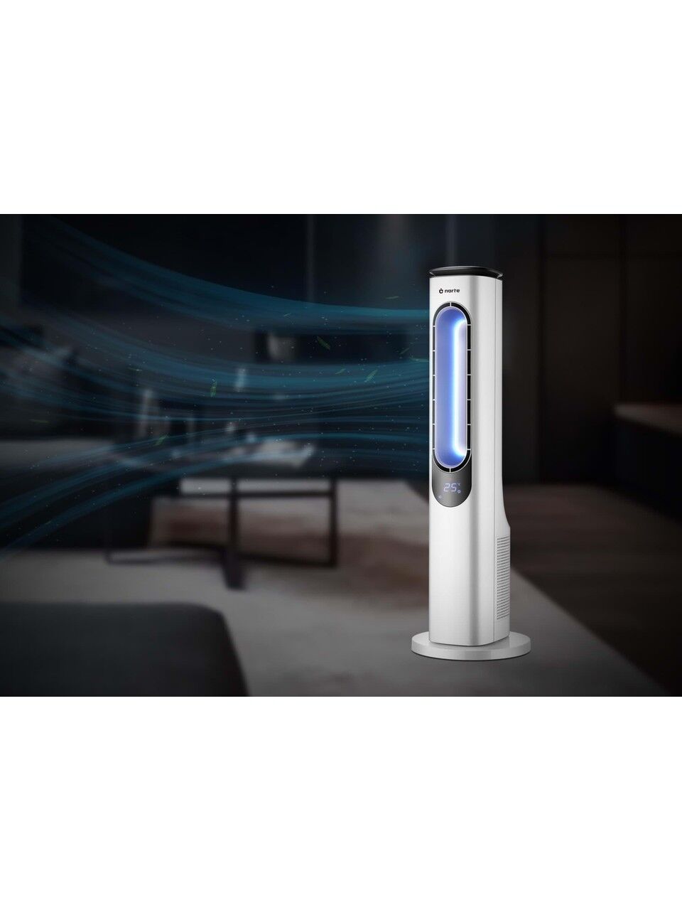 Narte NT-HCF200 2000 W Uzaktan Kumandalı Kule Tipi Fanlı Isıtıcı ve Soğutucu