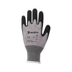 Würth Kesilmeye Dayanıklı İş Güvenliği Eldiveni 9-L Beden (C Sınıf) – EN 388:2016 Standartlı