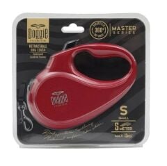 Doggie Otomatik Uzatma Tasması 5 Metre S Beden Kırmızı | Serbest Dolaşma ve Güvenli Kontrol