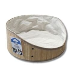 Doğal Bambu Kedi Yatağı – Madpet 500 | 34 cm Konforlu ve Şık Tasarım