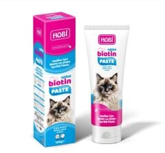 Hobi Biotin Paste 100gr – Kediler İçin Biotin ve Çinko Destekli Vitamin Pastası