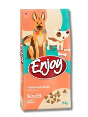 Enjoy Kuzu Etli Yetişkin Köpek Maması 15 Kg – Güçlü Kaslar, Parlak Tüyler, Dengeli Beslenme